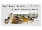 Revamp Your Space: Corporate Rentals' Furniture Rental Solutions
