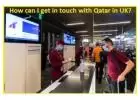 How can I get in touch with Qatar real person in UK?