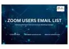 ZOOM USERS EMAIL LIST