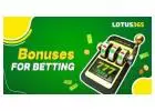 Bonuses for sports Betting on lotus365