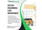 Quickinsure’s Hassle-Free Kotak Car Insurance Renewal Service