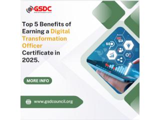 Top 5 Benefits of Earning a Digital Transformation Officer Certificate in 2025. Top 5 Benefits of Earning a Digital Transformation Officer Certificate in 2025.