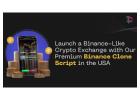 Launch a Binance-Like Crypto Exchange with Our Premium Binance Clone Script in the USA