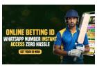 Online Betting ID WhatsApp Number Instant Access Zero Hassle