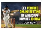 Get Verified Online Betting ID WhatsApp Number ID Now
