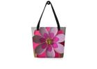 Flower Print Tote Bag