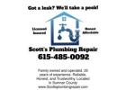 Scott’s Plumbing Repair | Honest Reliable Plumbing Service | 25+ Years Family Owned