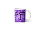 Purple Chai Life White Glossy Mug