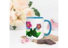 Flower Field Fantasy Mug with Color Inside