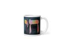 Rainbow Colored Chai Life White Glossy Mug
