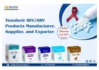 Tenofovir HIV/ARV Products Manufacturer, Supplier, and Exporter