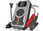 7-in-1 Jump Starter Power Pack, 6000A Car Battery Booster (10L Gas/8.5L Diesel) with 150PSI Air Comp