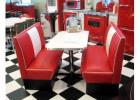 Find our largest selection of retro-styled Custom diner booths for restaurants