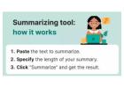 Why Everyone Needs a Fast Way to Summarize Text