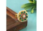 Elegant Antique Kundan Rings – Timeless Royal Beauty