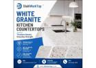 White Granite Kitchen Countertops | +44 020 83685555 | DialAWorkTop
