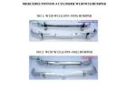Mercedes Ponton 4-cylinder W120 W121 bumpers new