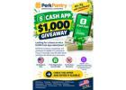 PerkPantry Cash App $1,000 Giveaway — US