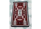 Southwestern Woven Area Rug – Bold Geometric Tribal Design