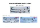 Volkswagen Karmann Ghia US type bumper (1955 – 1971) by stainless steel