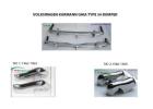 Volkswagen Type 34 bumper (1962-1969) by stainless steel
