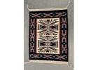 Southwestern Woven Area Rug – Multicolor Geometric Design