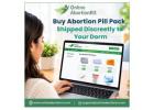 Buy Abortion Pill Pack Shipped Discreetly to Your Dorm