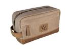 Durable canvas Dopp toiletry bag