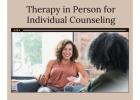 Therapy in Person for Individual Counseling